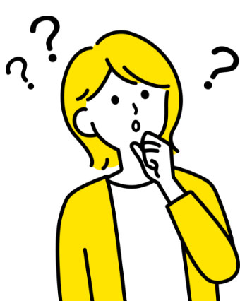 質問するイラスト