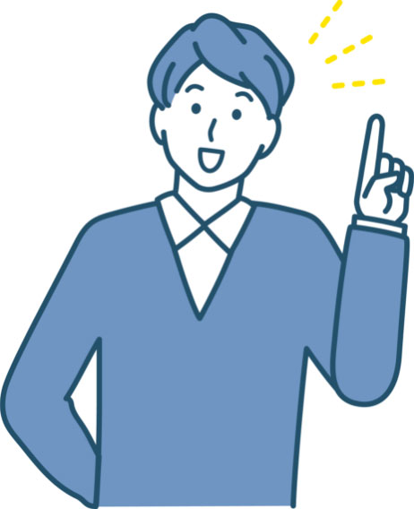 質問に回答するイラスト